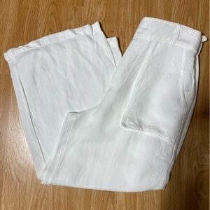 YFB -Young Fabulous Broke linen blend Crop Pull On, high waist Soft